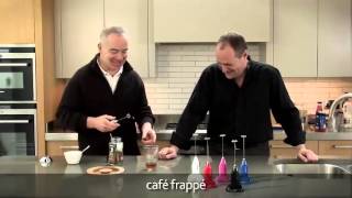 How to make a frappé coffee using an aerolatte milk frother [upl. by Gnuhc430]