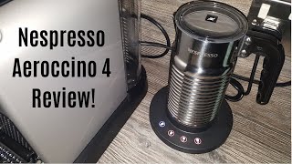 Nespresso Aeroccino 4 Milk Frother Review  Worth upgrading from the Aeroccino 3 [upl. by Bel]