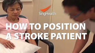 How To Position A Stroke Patient [upl. by Cinom]