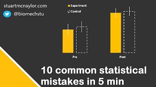 Ten Statistical Mistakes in 5 Min [upl. by Hamann]