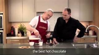 How to make a hot chocolate using an aerolatte milk frother [upl. by Evita]