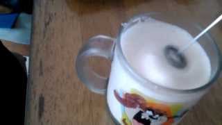 Aerolatte Review Frothing Cold Milk In Under 1 Minute [upl. by Mufinella]